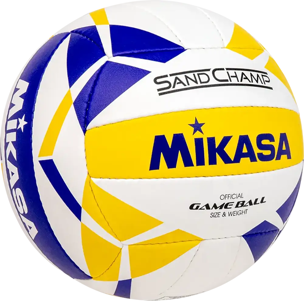 Mikasa Blue Yellow Sand Champ Volleyball