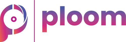 ploom logo with gradient